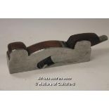 *Vintage Preston rosewood and steel shoulder plane (Lot subject to VAT) (LQD98)