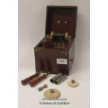 *Medical interest: A vintage electric shock therapy machine with accessories (Lot subject to VAT) (