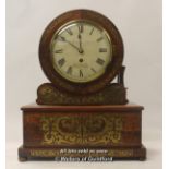 *Antique regency rosewood clock by William Dodd, London (Lot subject to VAT) (LQD98)
