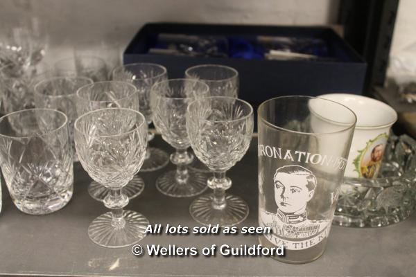 A quantity of cut glass wares. - Image 2 of 4