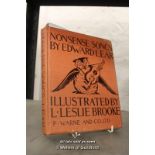 Edward Lear; Nonsense Songs, illus. L.Leslie Brooke, Frederick Warne & Co, c.1928