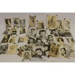 *Collection Of 1950s Film Stars Printed Autographed Photos - Elizabeth Taylor Etc- (Lot Subject To