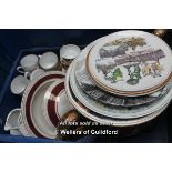 *Assortment of china ware including plates and part coffee service (Lot subject to VAT)