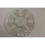 *Queen Elizabeth Ii Coronation Glass Plate 1953- (Lot Subject To VAT) [LQD100]