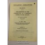 *Titanic Memorabilia- Reproduction United States Senate Hearing Report (Lot Subject To VAT) [