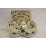 *Vintage Wedgwood Peter Rabbit Child's Tea Set- (Lot Subject To VAT) [LQD100]