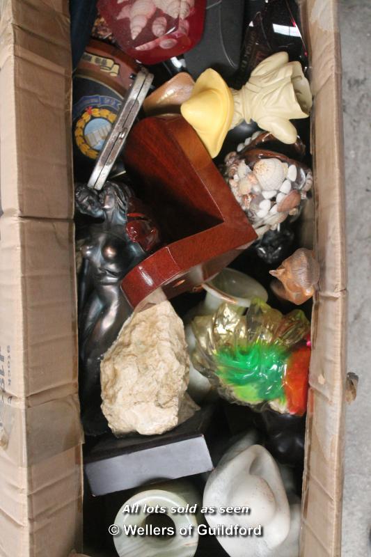 *Box of assorted bric-a-brac (Lot subject to VAT)