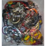 Sealed bag of costume jewellery, gross weight 3.72 kilograms