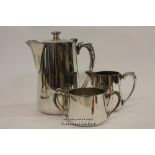 *Vintage EPNS A1 Coffee Pot Cream Jug And Sugar Bowl - CWS- (Lot Subject To VAT) [LQD100]