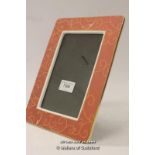 Wedgwood Marrakech porcelain strut photograph frame, 24cm.