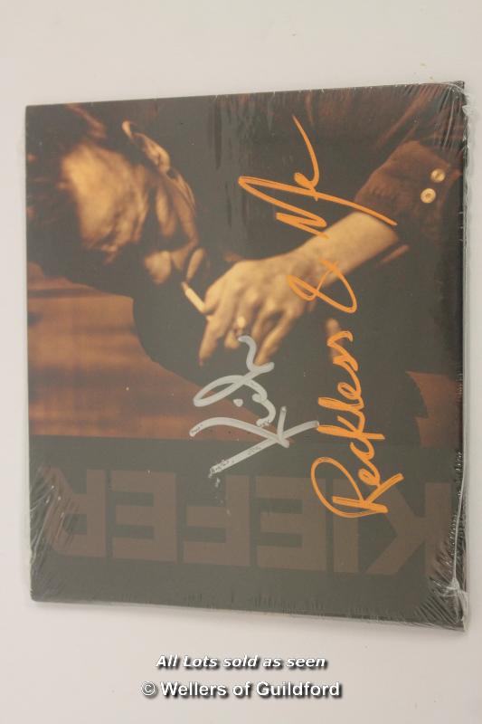 *New - Kiefer Sutherland - 'Reckless & Me' (2019) Signed- (Lot Subject To VAT) [LQD100]