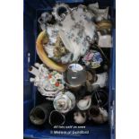 *Assorted china ware and collectables including glass ball (Lot subject to VAT)