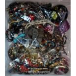 Sealed bag of costume jewellery, gross weight 3.54 kilograms
