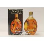 Vintage Whisky: An un-opened bottle of John Haig Dimple Scotch Whisky, produced in the 1970's,