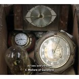 *Box of assorted clocks (Lot subject to VAT)