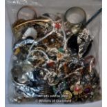 Sealed bag of costume jewellery, gross weight 3.82 kilograms