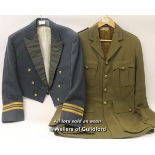 *Military interest: A british Royal Army Ordnance Corps no.2 dress tunic WW1 - WW2 era with a