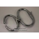 *Antique Hiatt handcuffs (Lot subject to VAT) (LQD98)