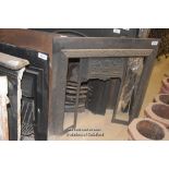 *DECORATIVE CAST IRON FIRE INSERT WITHOUT TILES 970MM X 960MM