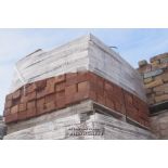 *PALLET OF APPROX FOUR HUNDRED RED STOCK BRICKS, 9" X 2 3/4"