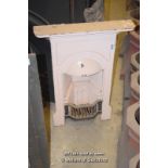 *SMALL CAST IRON BEDROOM FIREPLACE 585MM X 850MM