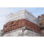 *PALLET OF APPROX FOUR HUNDRED RED STOCK BRICKS, 9" X 2 3/4"