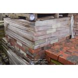 *PALLET OF APPROX FOUR HUNDRED RED BRICKS, 9" X 2 3/4"
