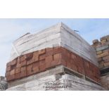 *PALLET OF APPROX FOUR HUNDRED RED STOCK BRICKS, 9" X 2 3/4"