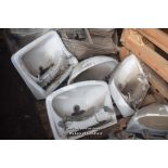 *PALLET OF FOUR MIXED SINKS INCLUDING ADAMSEZ