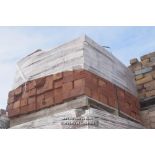 *PALLET OF APPROX FOUR HUNDRED RED STOCK BRICKS, 9" X 2 3/4"