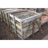 *CRATE CONTAINING APPROX TWO HUNDRED RED QUARRY TILES, EACH 300MM X 300MM