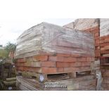 *PALLET OF APPROX FOUR HUNDRED RED BRICKS, 9" X 2 3/4"