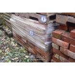 *PALLET OF APPROX FOUR HUNDRED RED BRICKS, 9" X 2 3/4"