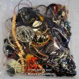 Sealed bag of costume jewellery, gross weight 3.35 kilograms