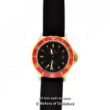 *Gentlemen's Glycine Combat automatic wristwatch, circular black dial with baton and dot hour