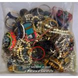 Sealed bag of costume jewellery, gross weight 3.39 kilograms