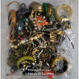 Sealed bag of costume jewellery, gross weight 3.58 kilograms