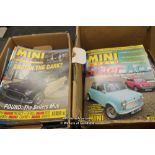 Motoring intersest: A large collection of Mini World magazines mainly from the 1990's