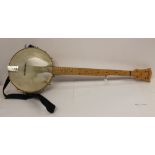 *Goodtime five-string banjo, made in the USA, with soft carry case. (Lot subject to VAT)