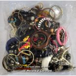 Sealed bag of costume jewellery, gross weight 2.71 kilograms