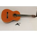 *Menina Spanish guitar with vintage soft carry case. (Lot subject to VAT).