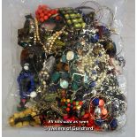 Sealed bag of costume jewellery, gross weight 3.88 kilograms