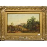*David Cox 1783 - 1859 Large Original Oil Painting On Canvas Signed & Framed [LQD106]