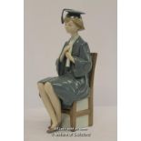 Lladro figure, Girl Graduate, 5199, 26cm.