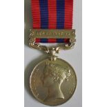 India General Service Medal 1854, clasp Burma 1887-89 named to 905 Trooper Jital Rao, 4th Cavalry,