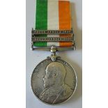 Kings South Africa Medal, two clasps, South Africa 1901 and South Africa 1902 named to 4571