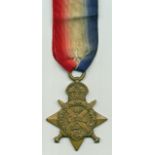 1914 Star Impressed to L–7838 Pte W.C. REDSULL, 1/E.KENT R. Wounded in Action on 18th February, 1918