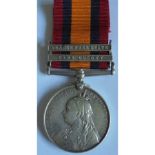 Queens South Africa Medal, two clasps, Cape Colony and Orange Free State named to 8922 Driver J.H.