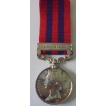 India General Service Medal 1854, clasp North West Frontier named to 1130 Private M. McPhail, 3rd