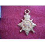 1914 Star named to 64129 Driver A. Pryce, Royal Field Artillery. Served with 28th Brigade, Medal